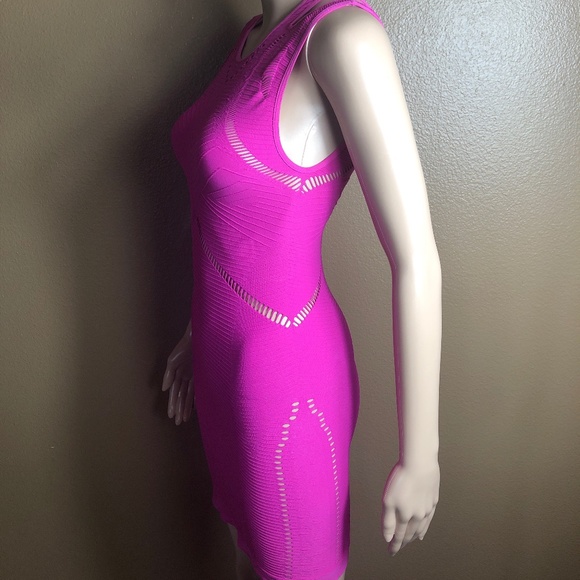 Bebe Jocelyn Split Strap Dress, Size P/S - Picture 5 of 10